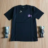 在飛比找蝦皮購物優惠-Ungu Stussy Logo 基本款紫色字體 T 恤