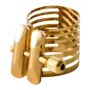 Rovner Platinum Gold Ligature & Cap for Standard Metal Alto Saxophone MP/ PG-1M