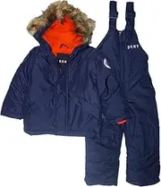 [DKNY] Baby Boys' Crisscross Seamed 2-Piece Insulated Snowsuit