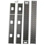 APC NetShelter SX Mounting Rail Kit - Black - Black - AR7508