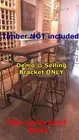 Rustic Industrial Pipe DIY Cafe Pub Bar Table Shop High Chair Leg Frame DTL052