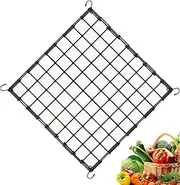 LeoLeozz Netting for Garden Protection,Elastic Vegetable Net with Hook Cucumber Trellis Grow Tent Net | Plant Support, Raised Bed Cucumber Trellis for Vegetables, Fruits, Flowers