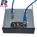 &USB 3.0 PCI-E 擴展卡適配器外部 2 端口內部 19PIN 接口