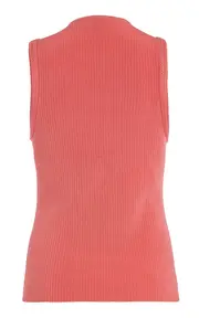 [Carolina Herrera] Ribbed Stretch-Knit Top