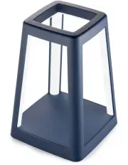 [Lexon] Lantern Portable Lamp with Built-In Wireless Charger in Blue