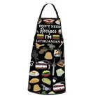 Kitchen Apron Lithuania Flag Aprons Chef Giftss Cooking Apron Lithuanian