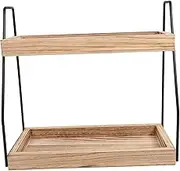 TOGEVAL Coffee Bar Shelf Countertop Organizer Rack for Kitchen and Bathroom Sturdy Design for Neat Storage Multi Purpose Space Saver for Countertops