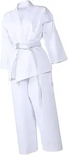 [CATIEBYE] 1set Professional Karate Uniform for Adults Breathable Quick-Dry Taekwondo Training Clothes Comfortable Karate Equipment for Training and Competition White