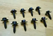 10 UNDER DASH/AIR DUCT/INT PANEL SCREWS! FOR OLD SCHOOL CLASSIC/VINTAGE VEHICLES (for: Morris)