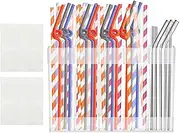 Clear Acrylic Straw Holder, Cabinet Straw Organizer With Adhesive Sticker Compact Compartmental Tumbler Straw Organizer for Kitchen Counter Cabinet (Clear)