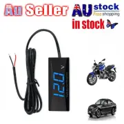 Car Digital LCD Voltmeter Panel Blue LED Display Battery Monitor 12V Volt Meter