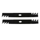 2x 42" Mulcher Blades Fits S Shaped Centre For Cub Cadet Masport Ride on Mowers