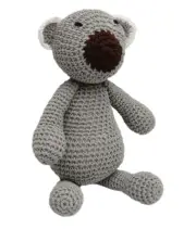 Gray Koala Crochet Doll Handmade Amigurumi Plush Toy VAC