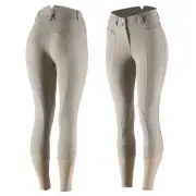 Angelina Womens Knee Patch Breeches - Tan - 24