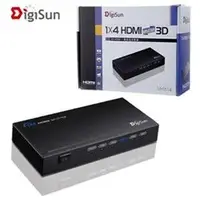 在飛比找Yahoo!奇摩拍賣優惠-【0544】DigiSun VH614 3D HDMI一進四