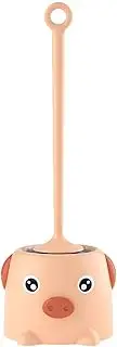 Toilet Bowl Brush - Cartoon Toilet Brush and Holder Set - Toilet Bowl Scrubber Brush Bathroom Toilet Scrub Brush, Creative Cartoon Toilet Brush Dredger Toilet