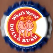 USA Plastic Lined Beer Crown Bottle Cap: Bull & Bush Brewing