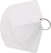 GARIOUANS 300 Sheets Blank Note Cards for DIY Crafting Portable Writing and Flashcards for Studying for Messages and Handwriting Practice