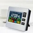 Color LCD Temperature Humidity Meter Weather Meter Indoor Thermometer Clock