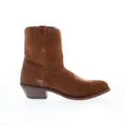 Dingo Bucktown Western Boot DI-336 Mens Brown Suede Zipper Western Boots
