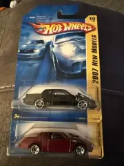 2007 Hot Wheels Lot x2 Buick Grand National Black/Red New Models