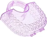 BRIGHTFUFU Adorable Transparent Glitter Handbag for DIY Crafts Container for Jewelry Change Coins Accessories for Daily Use Travel and Special Occasions