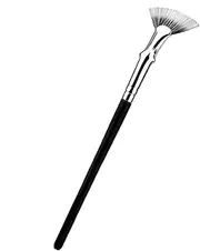 Eyelash Brush for Beginners - Angled Fan Shaped Eyelash Brush, Eye Shadow Brush, Mascara Fan Brush, 120° Folded Fan-Shaped Brush with Soft Double-Layer Bristles, Separate and Lengthen Each Lash