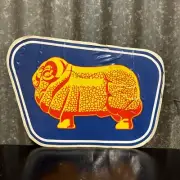 Golden Fleece DUO Genuine Vintage Large Petrol Bowser Decal Vinyl Sticker - NOS