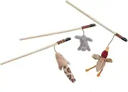 Bulk Buy: Ethical Pets (3-Pack) Skinneeez Forest Friends Wand For Cats 12in. Rabbit Duck Or Chipmunk 2727
