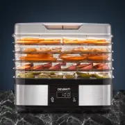 Devanti 5 Trays Food Dehydrator with LCD display and Quiet operation