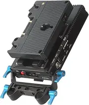 [FOTGA] DP500III CCUPS Uninterrupted V Mount Power Supply + Converter Adapter Plate for Panasonic Anton Bauer Battery Sony A7 A7R A7S II III A9 A6300 A6500 GH4 GH5 GH5s Canon EOS 5D II III IV 6D 7D Mark II Nikon D850 BMC URSA Mini FS5 II FS7