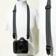 26-50" Adjustable Black Jacquard Camera Neck Strap w/ Peak Design Anchors