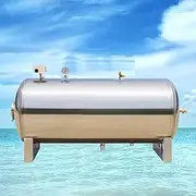 Horizontal Stainless Steel Water Supply, Automatic Pressure Tank for Home Use, Large Capacity Fountain Pressure Tank for Parks/Houses/Farms/Schools (300L/79.2gal)
