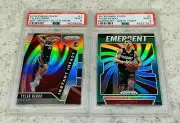 2 Cards ~ '19-'20 ROOKIE Emergent Green & Instant Impact TYLER HERRO PSA 9 RC