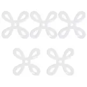 5Pcs Clear Acrylic Knitting Yarn Bobbins, Embroidery Thread Bobbins, Yarn Winder