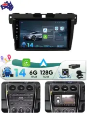 128G For MAZDA CX-7 2008-2015 Android 14 Carplay Head Unit Stereo Radio GPS Navi (for: Mazda)
