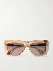 [Jacques Marie Mage] Jacques Marie Mage - + Erin Wasson The Sud Square-frame Acetate Sunglasses - Ivory - One size One size Ivory