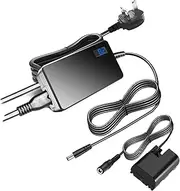 ACK-E6 AC Adapter DR-E6 DC Coupler LP-E6 LP-E6N Dummy Battery Power Supply Kit for Canon EOS R R5 R6 90D 80D 60D 60Da 6D 7D Mark II, 5D Mark III, 5D Mark IV Cameras.