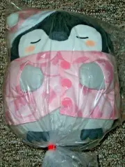 NWT 12" Koupen chan Pink Pajama Penguin Sleeping Snoozing Plush Toreba FuRyu JPN