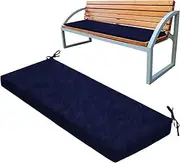 Veasbuu Porch Bench Cushion,Outdoor Swing Cushion Waterproof | Non-Slip Swing Pad, Fade Resistant Sofa Pillow, Lounger Replacement For Porch Sofa