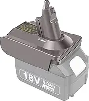 Battery Adapter for Makita to Dyon V6 Battery, Replacement for Dyson V6 Battery DC58 DC59 DC61 DC62 DC72 DC74 SV03 SV04 SV05 SV06 SV07 SV09 Vacuum Work as 21.6V V6 Series