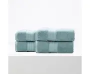 Renee Taylor Brentwood 650 Gsm Low Twist 4 Pack Bath Sheet Gray Mist