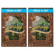 2x Spin Master Ready to Roll Jumanji Travel Game Board/Cards Set 2-4 Player 8+