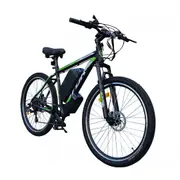 TDR 26 Inch 500W Electric Mountain Bike 48V 15AH Battery Alloy Frame Hydraulic Disc Brake Shimano 7 Speed Freewheel Twist Throttle Pedal Assist LCD Display