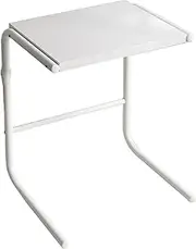 Adjustable Microwave Oven Rack Carbon Steel Countertop Shelf, 2 Tier Organizer with Panel Divider, Suitable for Various Homes and Office Spaces (White)