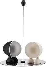 Alessi ASG02 BW Lilliput Salt/Pepper, Black, White
