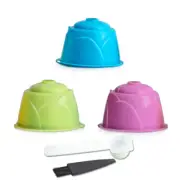 Fillable Coffee Capsules Reusable Coffee Cup Filter Set V7H5