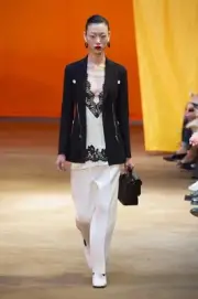 Celine Wool Black Zipper Blazer With Button 2016 Collection Size 10 US , 42 FR