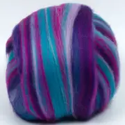 Merino Top (Dyed Bubblegum Surprise) 100g Wool Roving Spinning Fibre Felting