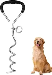 Dog Stake | Heavy Duty Stake for Dog Cable,Multifunctional Twist-Proof Portable Tent Accessories, Pet Accessories for Camping Beach Fence Yard Backyard